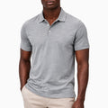 Herren Poloshirt Größe L Grau Kurzarm klassisch